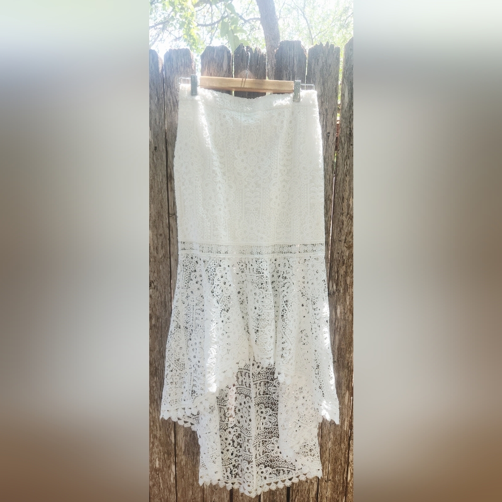 Two Sisters The Label Celine Fishtail Crotchet Skirt
